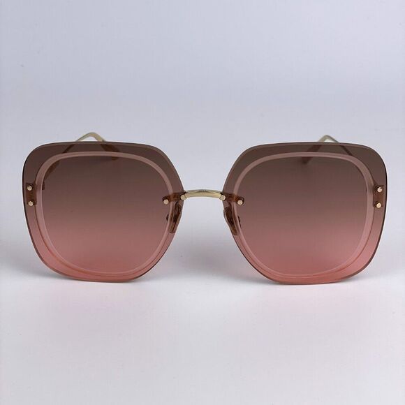 NEW Dior ULTRADIOR SU B0F2 Pink Gold Brown Women Square Oversized Sunglasses - Picture 5 of 13
